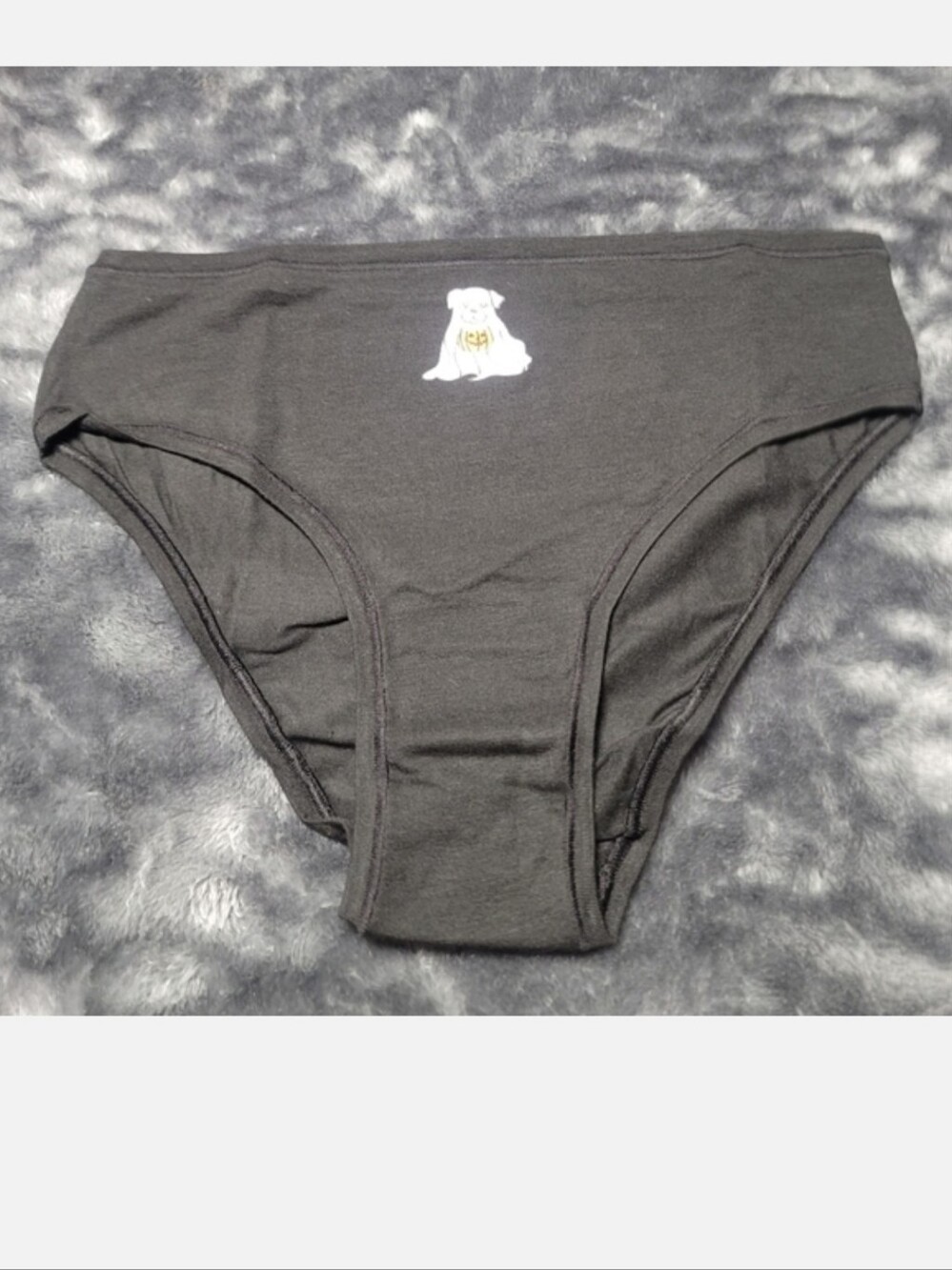 Victoria's secret pink HALLOWEEN Ghost cheeky panty SPOOKY LARGE